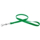 aerial view a kelly green 3/8 silkscreened flat lanyard w / j hook, image 1 of 2
