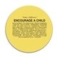 aerial view a yellow encourage a child circle jar opener, image 1 of 2