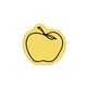 a yellow apple - shaped rubber jar opener