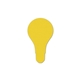 a yellow light bulb jar opener