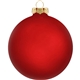 a red 3 traditional glass ornaments