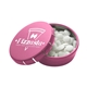 aerial view a pink mini tek klick mint poptop tin, image 1 of 2