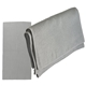 aerial view a gray seaside 30 x 60 waffle microfiber beach towel, image 1 of 2