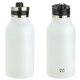 aerial view a white nayad(r) traveler 64 oz stainless double - wall bottle with twist - top spout, image 1 of 3