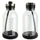 aerial view a clear nayad(r) voyager 84 oz tritan(r) jug with silicone bumper, image 1 of 3