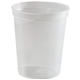 a trans clear stadium cup - 16 oz - smooth