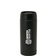 a black frosty 18 oz double wall steel tumbler / cooler