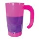 aerial view a pink to purple mood(tm) 20 oz stackable beer stein (2 side), full color digital, image 1 of 3