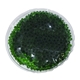 aerial view a forest green round gel bead hot / cold pack, image 1 of 2