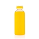 aerial view a gold 18 oz krave bottle, image 1 of 3