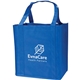 aerial view a blue medium grocery tote bag, image 1 of 2