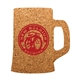 aerial view a natural cork coasters beer mug, image 1 of 2