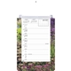 aerial view a gardening full - color weekly memo calendar, image 1 of 2
