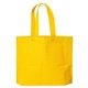 aerial view a yellow large capacity gusset tote bag, image 1 of 2