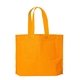 aerial view a orange large capacity gusset tote bag, image 1 of 2
