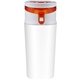 a red full color infuser bottle