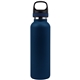 a navy blue embark water bottle twist off cap with handle 20 oz
