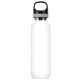a white embark water bottle twist off cap with handle 20 oz