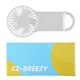 aerial view a white e - z breezy mini travel fan, image 1 of 3