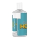 aerial view a group of 2 oz duo bottle with clear gel sanitizer and spf 15 lip balm in white tube, image 3 of 3