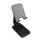 aerial view a black compact desktop phone stand, image 1 of 8