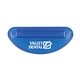 a translucent blue toothpaste winder tube squeezer