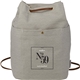 aerial view a gray field co. 16oz cotton canvas convertible tote, image 1 of 6