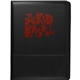 aerial view a black script leatherette associate portfolio, image 1 of 6