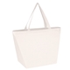 aerial view a white reusable grocery tote bags, image 1 of 3