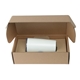 aerial view a matte white 20 oz everest stainless steel tumbler with gift box, image 1 of 4