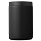 aerial view a black 12 oz 2in1 can holder and tumbler, image 1 of 5
