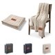 a group of leeman trellis knit blanket