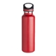 aerial view a red 20 oz basecamp tundra bottle with screw top lid, image 1 of 9