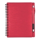 aerial view a red mercury notebook pen set, image 1 of 3