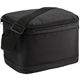 aerial view a black classic 6- can cooler lunch shoulder bag, image 1 of 5