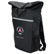 aerial view a black urban peak(r) 24 can roll top backpack cooler, image 1 of 5