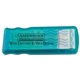 aerial view a translucent aqua & blue camo/zebra/glitter/bugs bunny™/wonder woman/superman bandage patterns bandage dispenser w / pattern bandages, image 1 of 4
