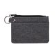 aerial view a gray heathered card wallet, image 1 of 7