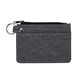 aerial view a gray heathered card wallet, image 1 of 7