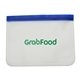 a blue/frost reusable big zip food storage bags