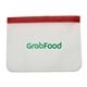 a red/frost reusable big zip food storage bags