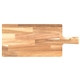 aerial view a wood acacia wood serving cutting board butcher block, image 1 of 2