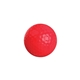 a red professional colored golf ball