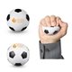 a group of soccer ball shape super squish stress ball sensory toy