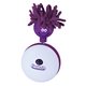 a purple shaggy twirlerz / mini screen cleaner , full color digial