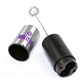 aerial view a silver electric handheld frother / mixer, image 1 of 4