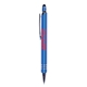 a blue halcyon(r) vortex metal pen / stylus