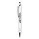 a pearl white halcyon(r) vortex metal pen / stylus