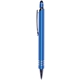 aerial view a blue halcyon(r) vortex metal pen / stylus, full color digital, image 1 of 2