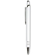 aerial view a white halcyon(r) vortex metal pen / stylus, full color digital, image 1 of 2